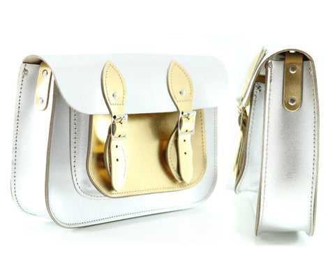 Silver with Gold Metallic 11