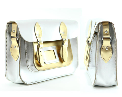 Silver with Gold Metallic 12.5