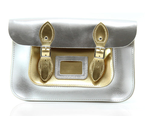 Silver with Gold Metallic 12.5